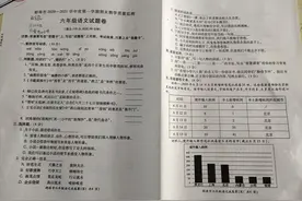 试卷分析:蚌埠市六年级（上）语文期末监测试卷图片
