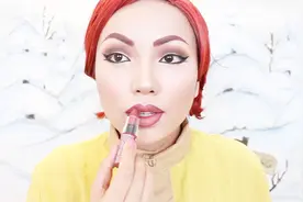 大脸妹纸模仿冰雪奇缘化妆，精心打扮后，美得像童话公主！