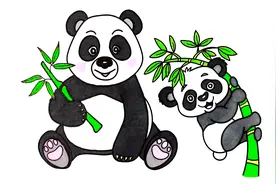 五分钟画好可爱的大熊猫，这样教小朋友画画简单又快速视频封面