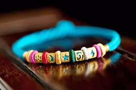 3分钟教你学会绕线小线圈，装饰红绳手链特别漂亮