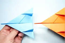 3分钟学会纸飞机的折法，简单的飞机折纸教程，DIY手工制作视频封面