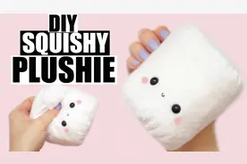 达人手工制作海绵玩偶，软萌软萌的可爱吗？图片
