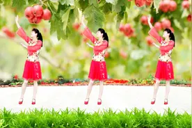 广场舞《火辣辣的山里红16步》附口令分解，好听好看，学会不难