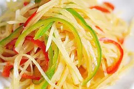掌握这个小窍门，酸溜土豆丝酸脆爽口又下饭，2大盆都不够吃视频封面