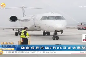 陇南成县机场3月25日正式通航视频封面