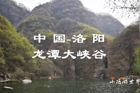 世界上最美的峡谷在中原-洛阳龙潭峡，4月山水峡谷风景欣赏！视频封面
