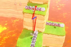 超级马里奥奥德赛：跳法教学 根据线条的折点跳准通关