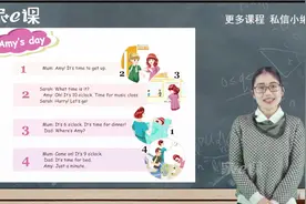 小学英语书写格式（关于时间对话中的句子）视频封面