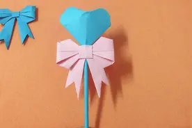 巴拉拉小魔仙，简易魔仙棒折纸，小朋友最喜欢了