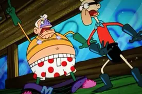 美人鱼战士是有多怕海绵宝宝，为躲他连裤腰带都不要了！