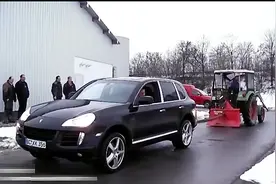 拖拉机与大马力越野车的拔河比赛，汽车完败视频封面