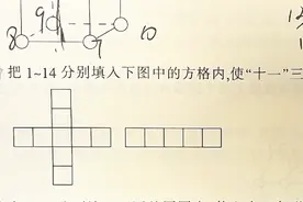 把1到14分别填入方格内，让每一行数字都相等，没点思路真没办法视频封面