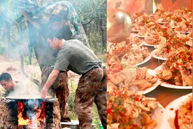 野外驻训，看中国陆军如何烹制美味大餐！