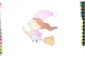 3分钟学画小女巫！魔法仙女简笔画，快学起来教孩子视频封面