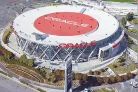 NBA最强球队金州勇士，最强球员库里，甲骨文球馆航拍视频视频封面