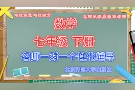 七年级数学下册 培优微课堂85 复习题 知识技能 优质网络课堂视频封面