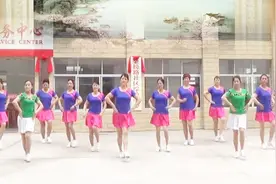 15人团体舞《神州舞起来》赣州金榜路快乐伙伴舞队