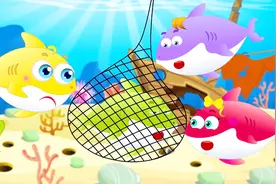 乐高动画-英语动物儿歌 Baby Shark 鲨鱼宝宝视频封面