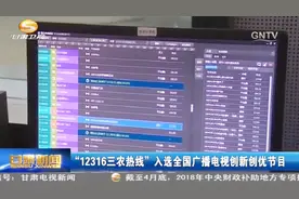 甘肃广电总台“12316三农热线”入选全国广播电视创新创优节目视频封面