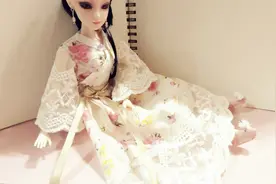 DIY娃娃汉服教程：汉元素连衣裙，旧衣物改造，清新唯美有特色视频封面