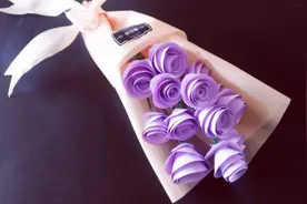 母亲节创意礼物折纸，折一束漂亮的玫瑰花送妈妈，太美了请收下！