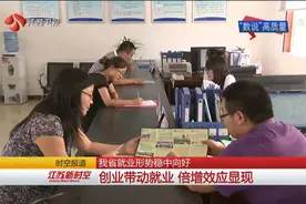江苏省就业形势稳中向好 创业带动就业 倍增效应显现视频封面