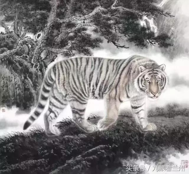 河北画家画榕树