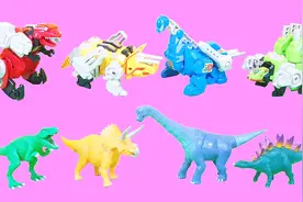 机械恐龙四合一组装机甲战士