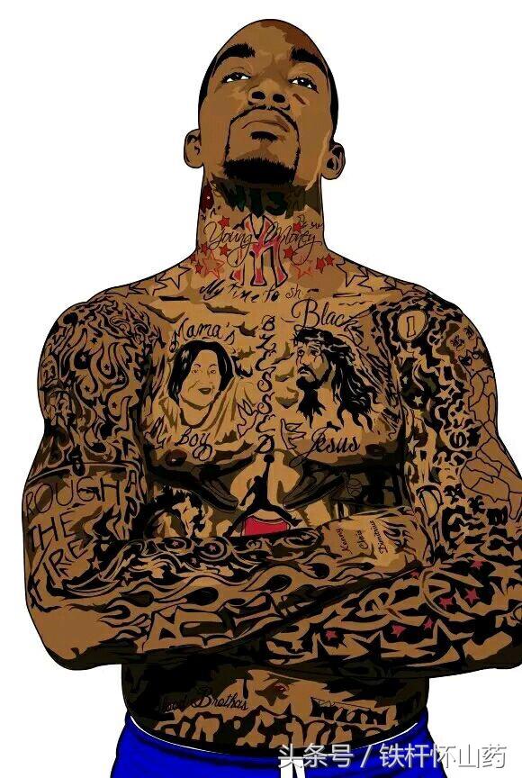 nba球员jr史密斯每一处纹身的含义