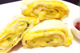 自制韩式芝士鸡蛋卷，香脆可口，香香甜甜做法超级简单一看就会！视频封面