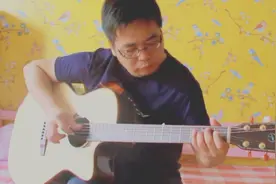 阿涛吉他指弹经典武侠歌曲《铁血丹心》视频封面