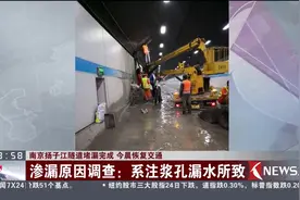 南京扬子江隧道堵漏完成 今晨六点已恢复交通视频封面