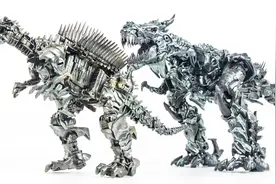 金属变形玩具机械恐龙模型视频封面