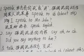 英语中四个表示“说”的词;speak/say/talk/tell区分讲解及用法