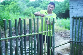 打工仔回农村打造漂亮家园，用竹子围成篱笆院子，真是向往的生活视频封面