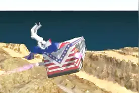BeamNG：各种汽车的极端飞跃挑战，飞跃海峡、峡谷、断崖、断桥视频封面