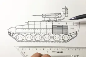 教你简单的用线条画一辆战车，画完看起来好清爽视频封面