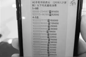 手机靓号“江湖”：售价无标准差一位数价差一倍图片