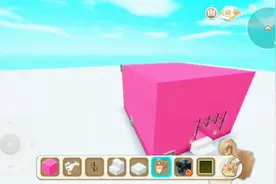 迷你世界：一 梦幻般的粉色别墅教程，美的不一般