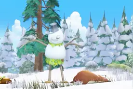 熊出没：光头强砍树被发现，扮雪怪吓人，谁料竟遇到了真雪怪视频封面