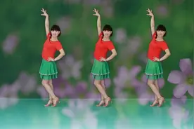 微妙广场舞《路边的野花不要采》原创附分解教学含背面演示