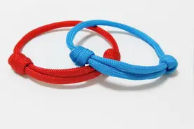 伸缩扣编绳视频教程，手链收尾必备