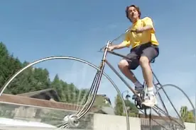 既然车轮越大越快，为什么自行车轮子不做成这个样子呢？视频封面