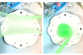 无硼砂芦荟胶教程，用芦荟胶代替甘油做芦荟胶泥，手感丝滑柔软