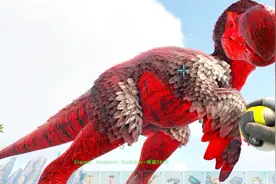 峻晨-渡渡霸王龙挑战恶魔岛！制裁骨头龙、方舟生存进化1033