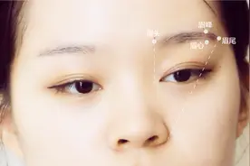 四点定位最简单眉毛画法，适合中国女孩，每天让你节约半小时！