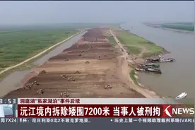 洞庭湖“私家湖泊”事件后续：拆除矮围7200米 当事人被刑拘视频封面
