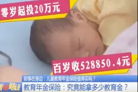 教育保险划算吗？新生儿投保20万 活到100岁可获得50多万保险金！视频封面