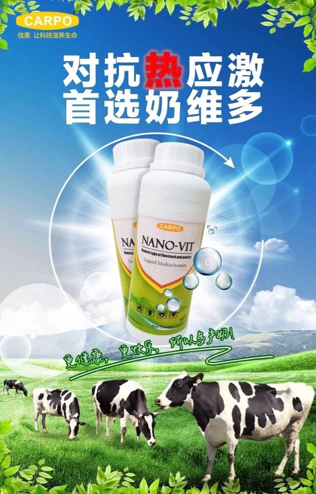 增产？抗应激？纳米液体复合维生素——奶牛维生素缺乏症的福音