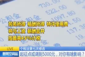 2018个人所得税最新调整：个税起征点提升至5000视频封面